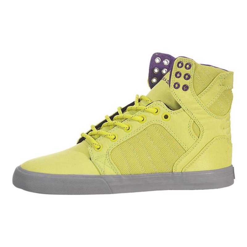 Supra SKYTOP Sneaker High Damen Gelb Lagerverkauf RTBJM5630